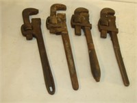 Four Pipe Wrenches