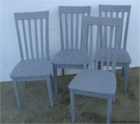 Three Solid and One Needs Repair Chairs