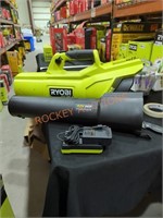 Ryobi 40v cordless jet fan blower and charger