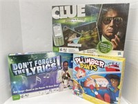 3 Games - New Clue Secrets & Spies (in Plastic)