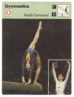 1977 Nadia Comaneci Sportscaster Gymnastics Romani