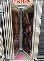 Poster Swinging Rack w/ 16 Posters