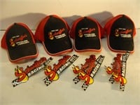 Four SCHAEFFER Hats and 8 Stickers