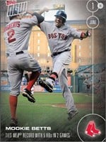 2016 Topps Now Mookie Betts Xander Bogaerts Limite