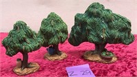 N - LOT OF 3 VILLAGE TREES (Z29)