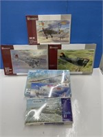 6 Model Plane Kits