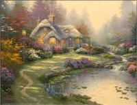 Everett's Cottage Art Print By Thomas Kinkade