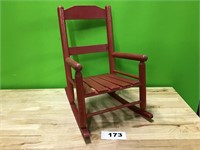 Tiny Red Rocking Chair