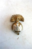 Royal Inniskilling Fusiliers Anodized Cap Badge