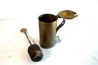 World War Two Melting Pot Made From Shell Case