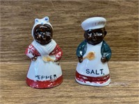 Black Americana Salt/Pepper Shakers