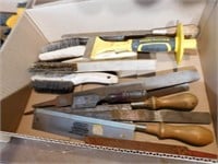 Files, Chisels, Steel Brushes (12+) (1 box)