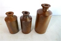 Stoneware Ink Bottles