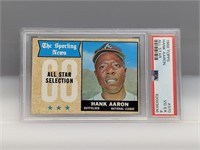 1968 Topps All Star Hank Aaron #370 PSA 4