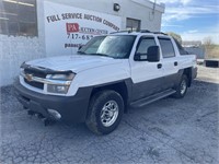 2006 Chevy Avalanche 2500 4X4 Pick Up Truck