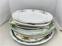 9 Assorted Platters - Incl. Coalport, Transfer
