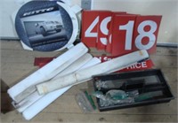 Miscellaneous Ad Banners, Numbers, Tire Inserts
