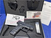 Springfield XD-9 Sub-Compact 9mm pistol & extras