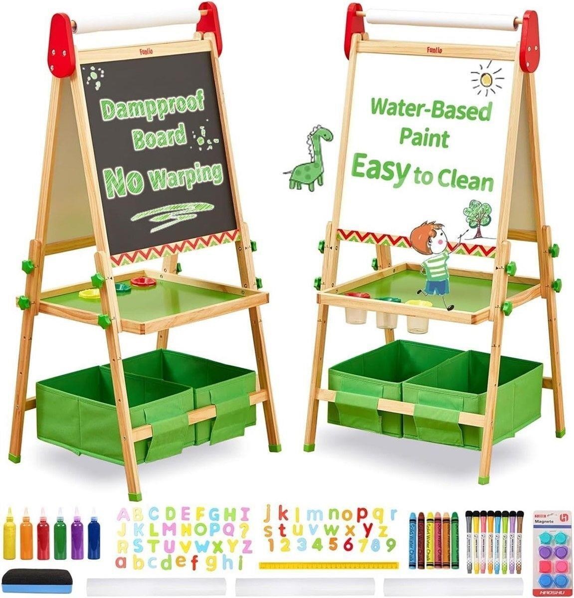 USED $130 All-in-One Kids Art Easel (Green)