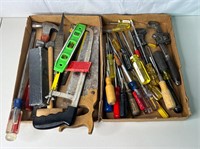 Flats of Miscellaneous Tools