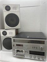 Lloyd's Stereo Cassette Recorder With Speakers