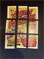 1973 Topps Wacky Packages 4th Series 4 Complete 9