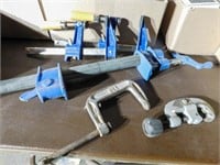 Clamps, Screwdrivers (1 box)