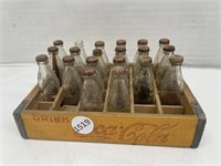 Miniature Coke Tray And Bottles