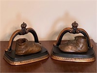 Bronze Shoe Bookends
