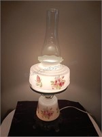 Vintage Hurricane Style Table Lamp 23"