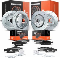 Brake Rotors + Pads for Dodge  Jeep