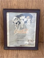 Vintage Coca-Cola Advertisement (framed)