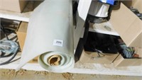 Heavy Duty Plastic Sheeting 32” Roll, partial