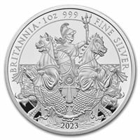 2023 1 Oz Silver Britannia Proof King Charles Iii