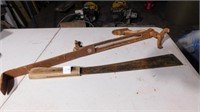 Old Tools - Masonry Claw, Machete