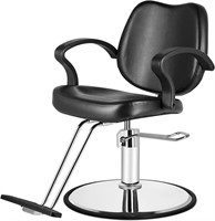 Mega Black Hydraulic Barber Styling Chair