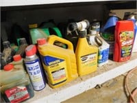Various Fluids, Cleaners, Herbicide, Etc