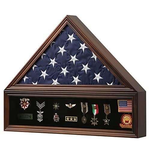 Zmiky Veteran Burial Flag Display Case American Fl