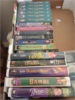 Disney/Assorted VHS Movies