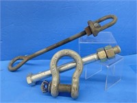 3/4 inch shackle, 15 inch tightner, 10 1/2 inch