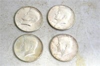 4-1964 US Half Dollars