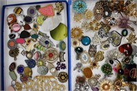Asst. Brooches, Shoulder Pin,  Pendants, Jewelry