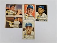1952 Topps (5 Diff Yankees) #129 Mize HOF *CREASES