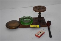 Vintage Pipe Stand, Pipe & Filters