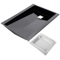QuliMetal Grease Tray with Catch Pan for Weber Gen