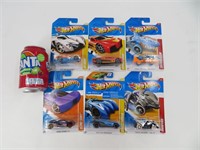 6 hot wheels die cast neufs