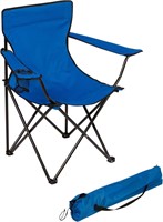 Beach Camp Chair 18L x 31W x 32H  Blue