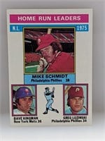 1975 Topps HR leaders Mike Schmidt #193
