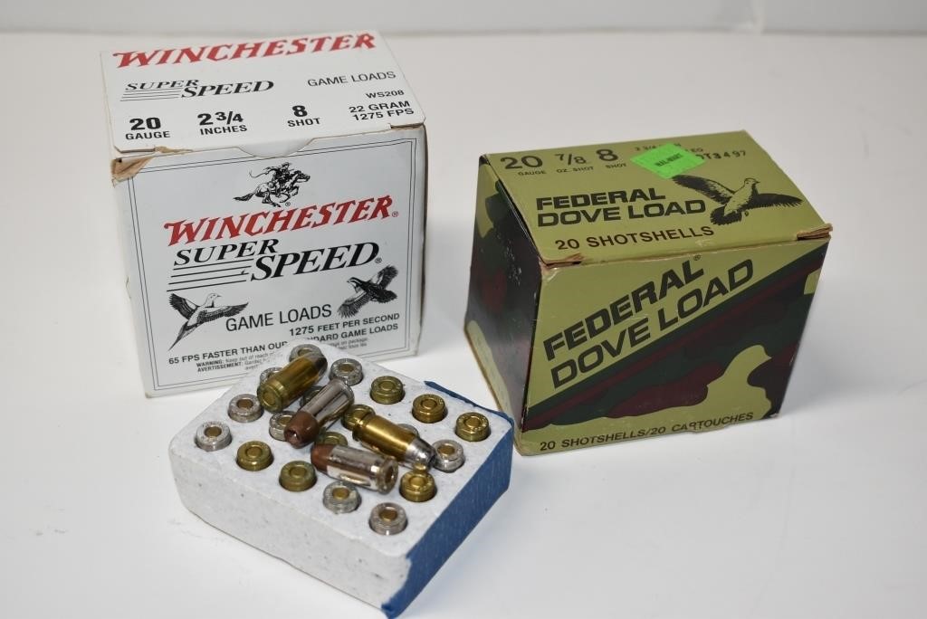 20 Gauge Winchester & Federal Game Load Ammo