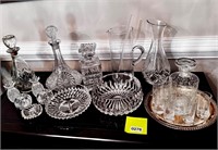 Serve in Style w/Crystal Decanters & More